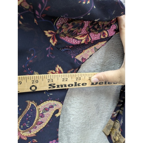 Womens Blouse‎ XL 16/18 Sheer Boho Whimsigoth - Picture 3 of 7